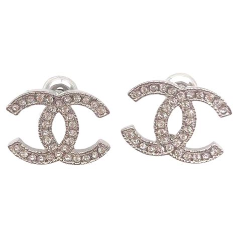 chanel ohrstecker silber